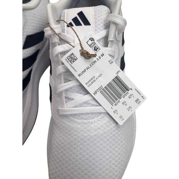 adidas Women's Run Falcon 3.0 Running Shoes Black/Cloud White Size 10 HP7557 New - Picture 5 of 10